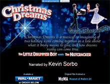 Tablet Screenshot of christmasdreamsthemovie.com
